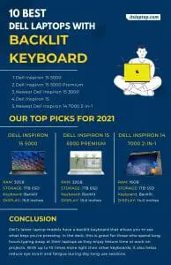Dell Laptops With Backlit Keyboard