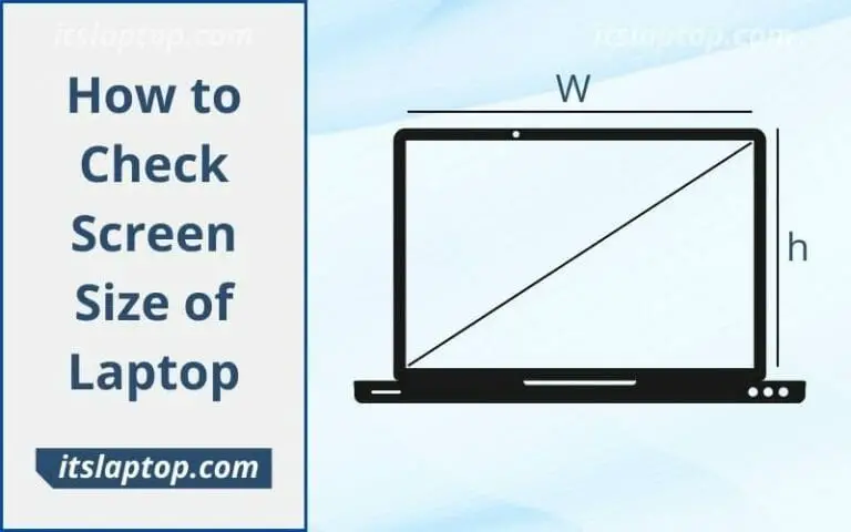How to Check Screen Size of Laptop
