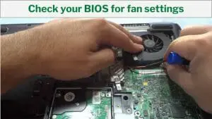Check your BIOS for fan settings