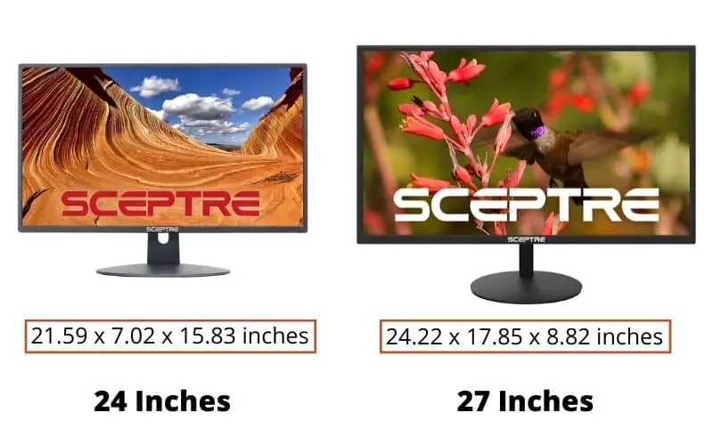 24 vs 27-inch monitor