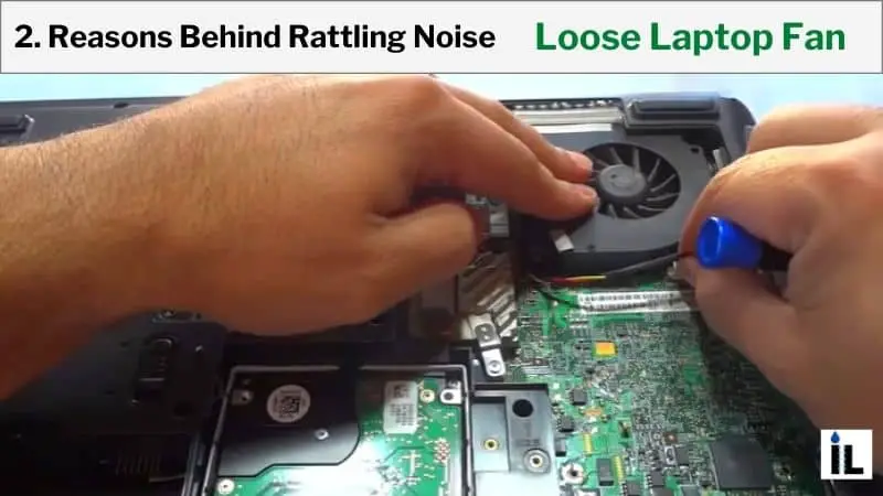 Loose Fan & Low speed-Laptop Makes Rattling Noise When Tilted