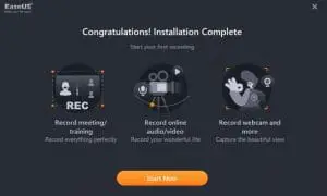 record your screen easily with EaseUs RecExpert