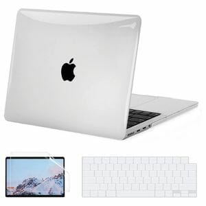 G JGOO Compatible with MacBook Pro 14 Inch Case Cover